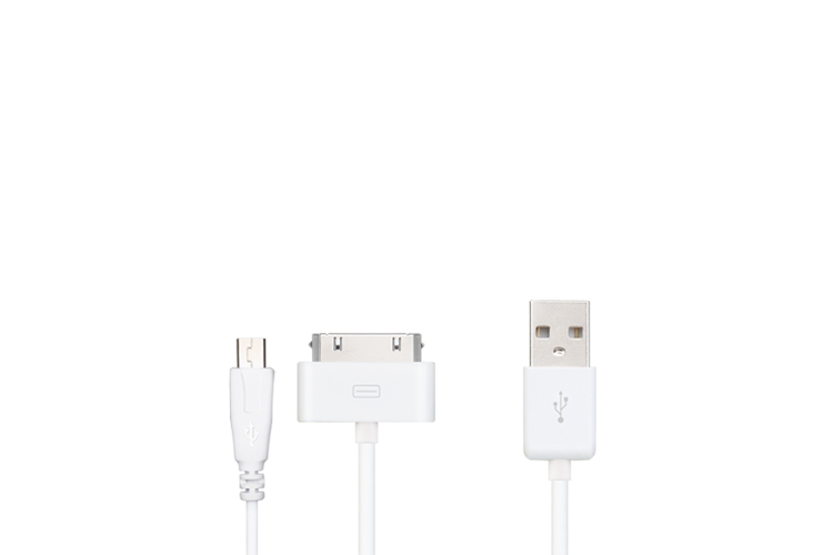 Micro USB+Apple 30-Pin USB二合一數(shù)據(jù)充電線國際品牌  國際品質(zhì)